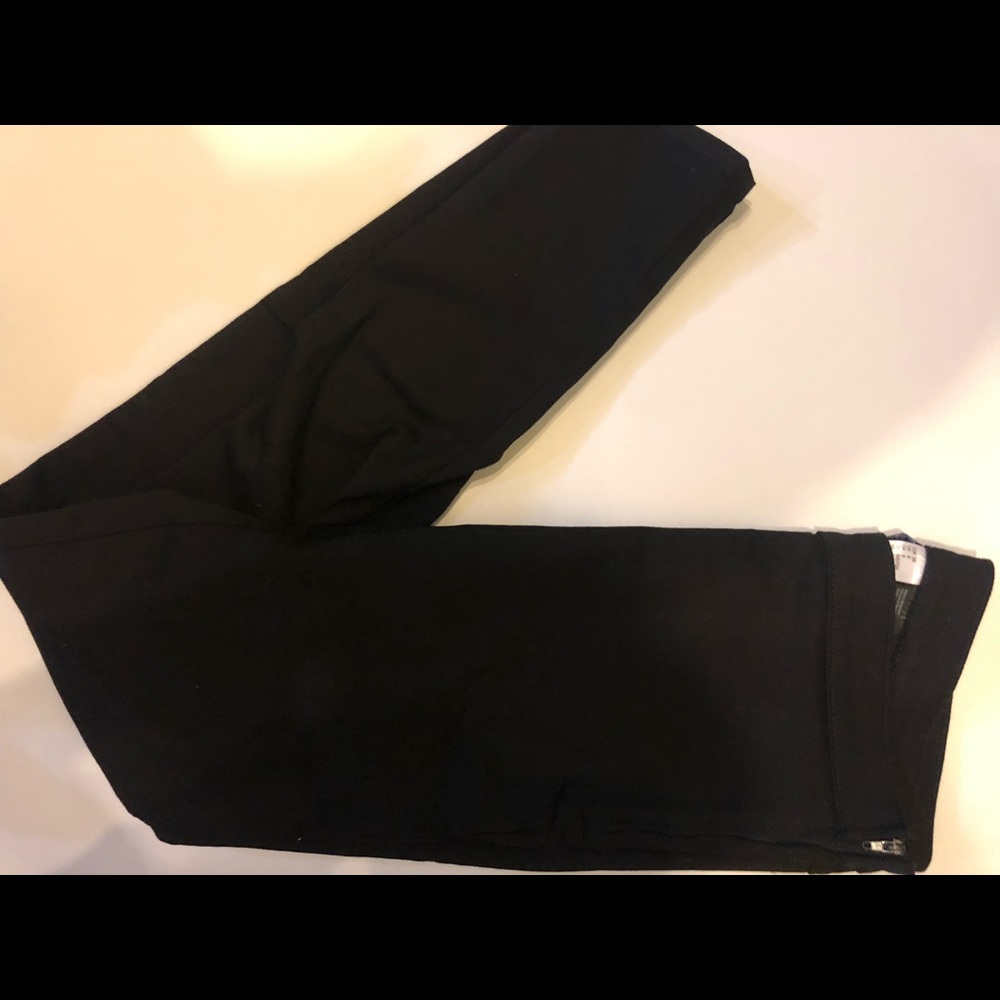 Divided H&M black Skinny Zipper Pants